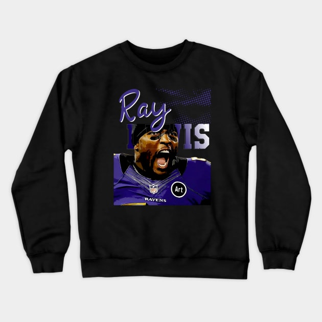 Ray Lewis Crewneck Sweatshirt by Aloenalone